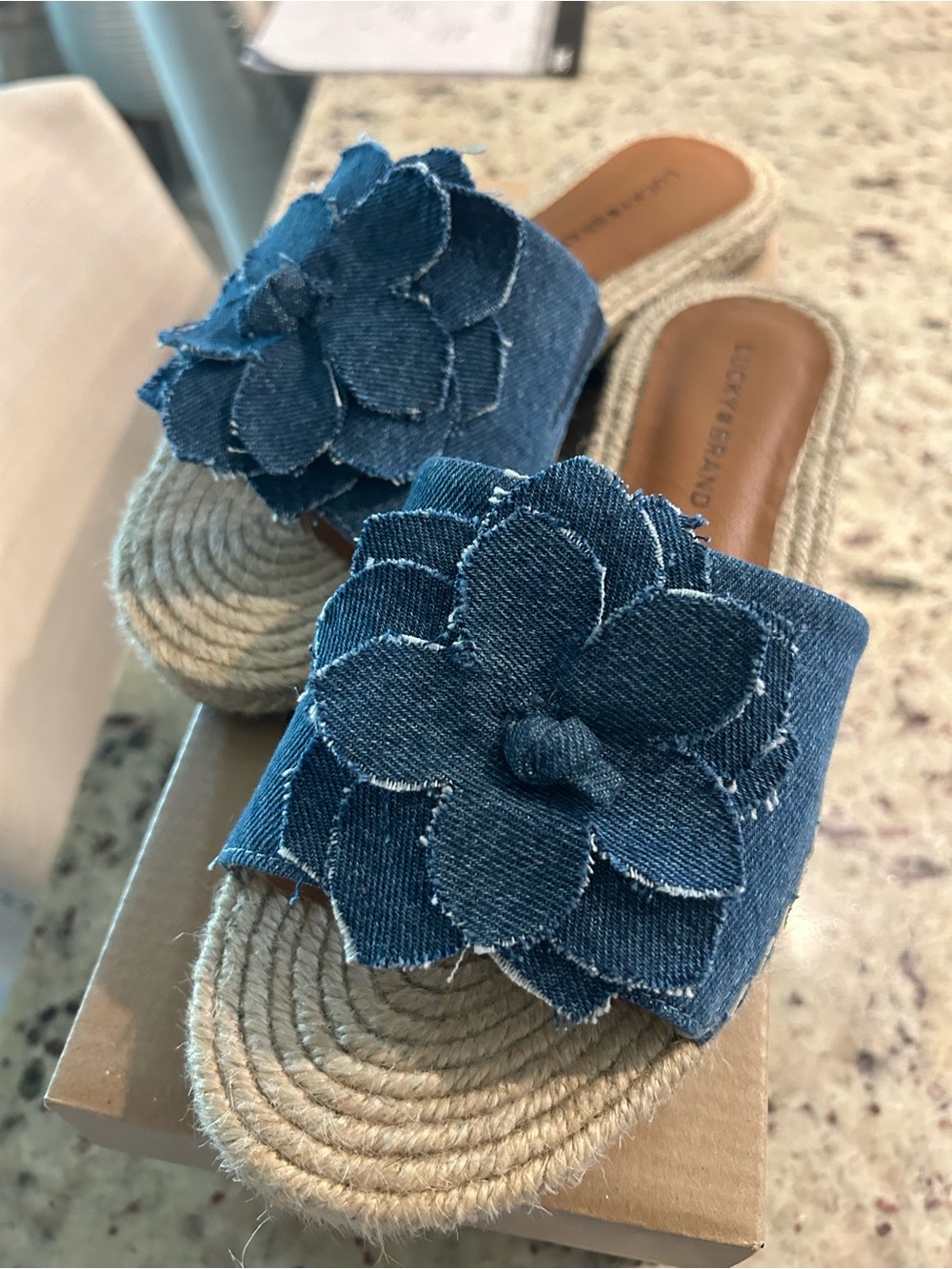 Denim Sandels